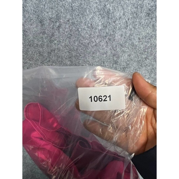 Revolve Dress Women Small Pink Halterneck Satin Plunging V Neck Open Back Midi - Picture 8 of 8